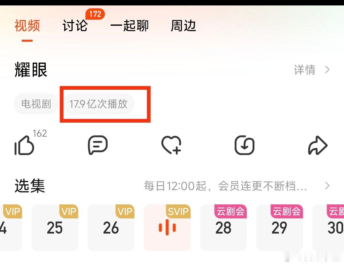 提前恭喜关晓彤的《耀眼》达成全集有广目前会员更新到26集，27-30集会陆续加广