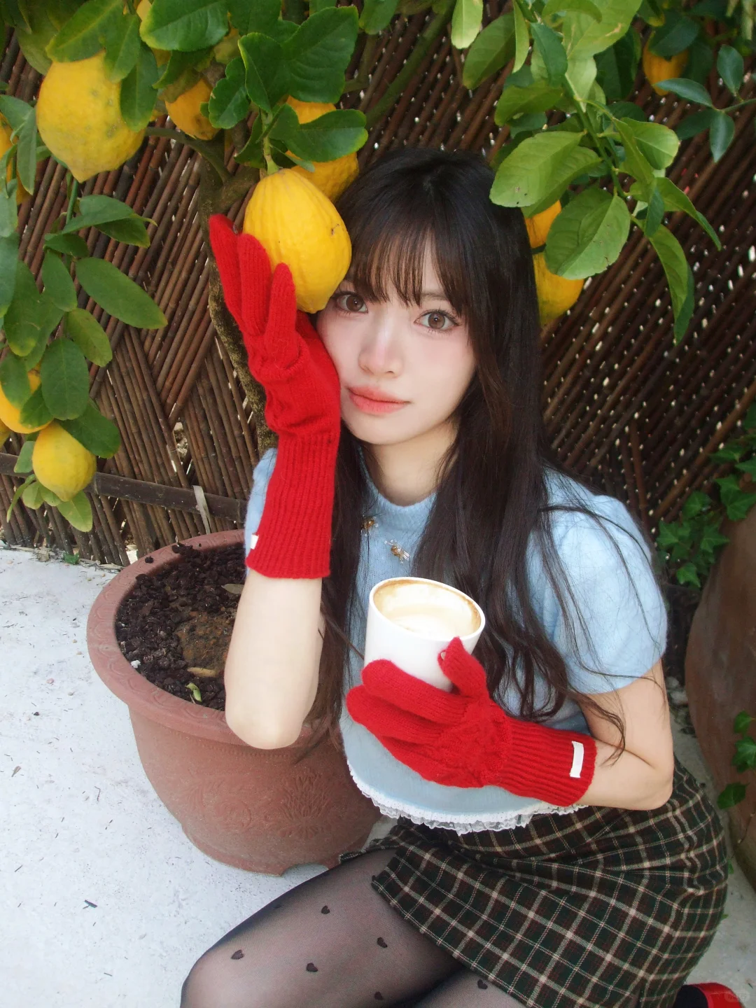 给冬天颜色瞧瞧🧣•₊˚🍎