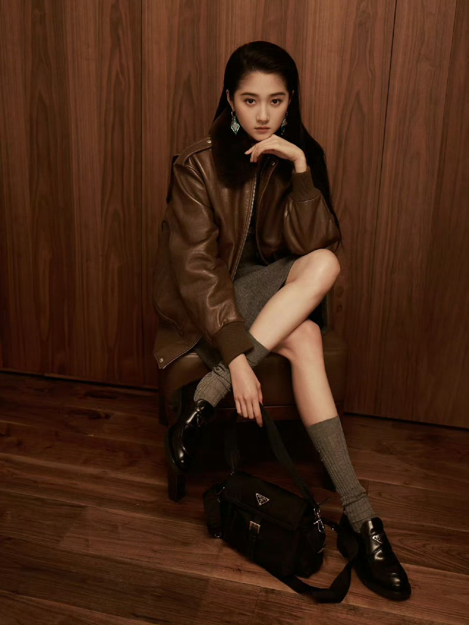 关晓彤 ｜ Prada 米兰时装周 预热造型 ​​​