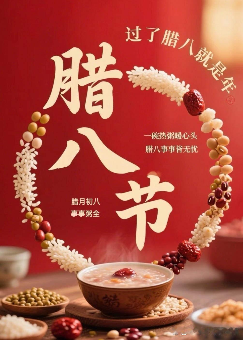 腊八节这天，寺庙门口排起长队。
队伍里有人为了祈福，有人为了尝鲜，也有人只是觉得