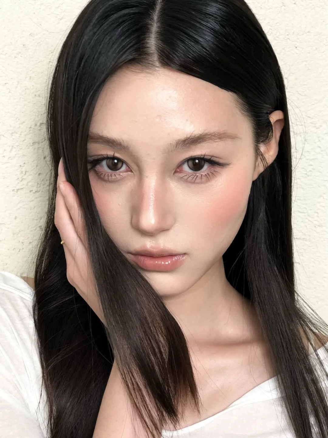 白开水淡颜妆