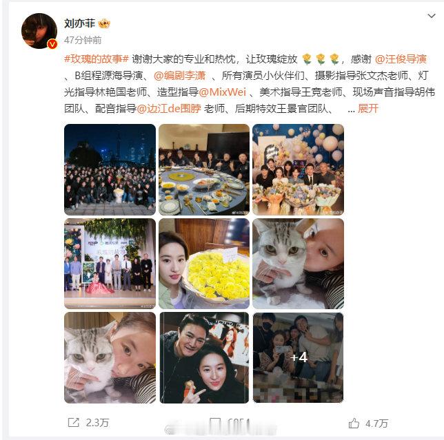 #玫瑰的故事全员告别#  玫瑰的故事终章，全员发博告别真的好感人啊，这部剧里的每