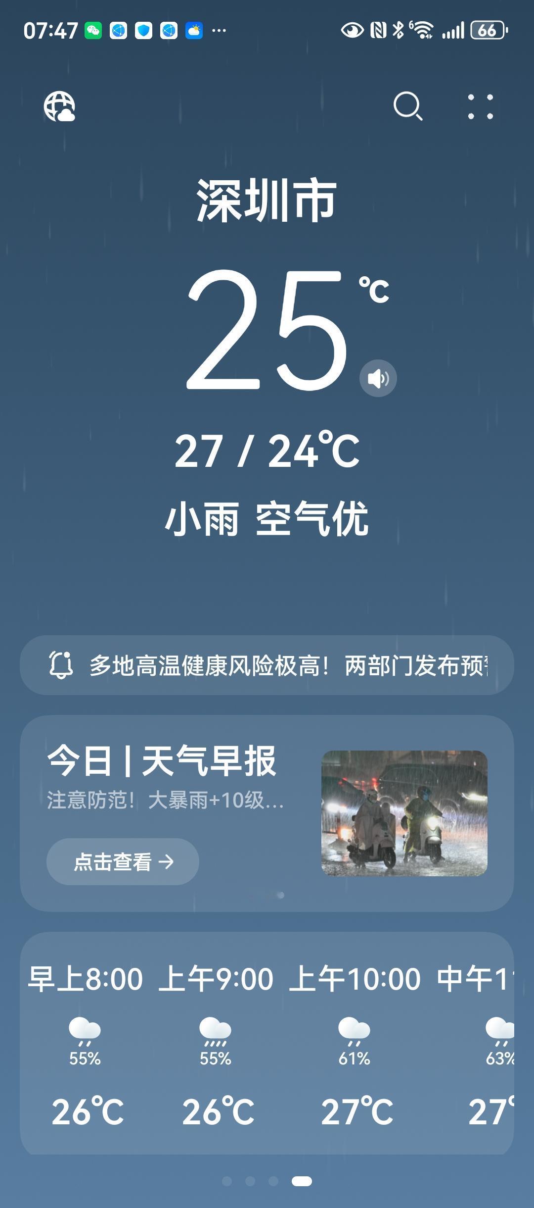 深圳这气温，恐怕是几十年一遇。在深圳近十年，八月初第一次遇上这个时节最低温度竟然