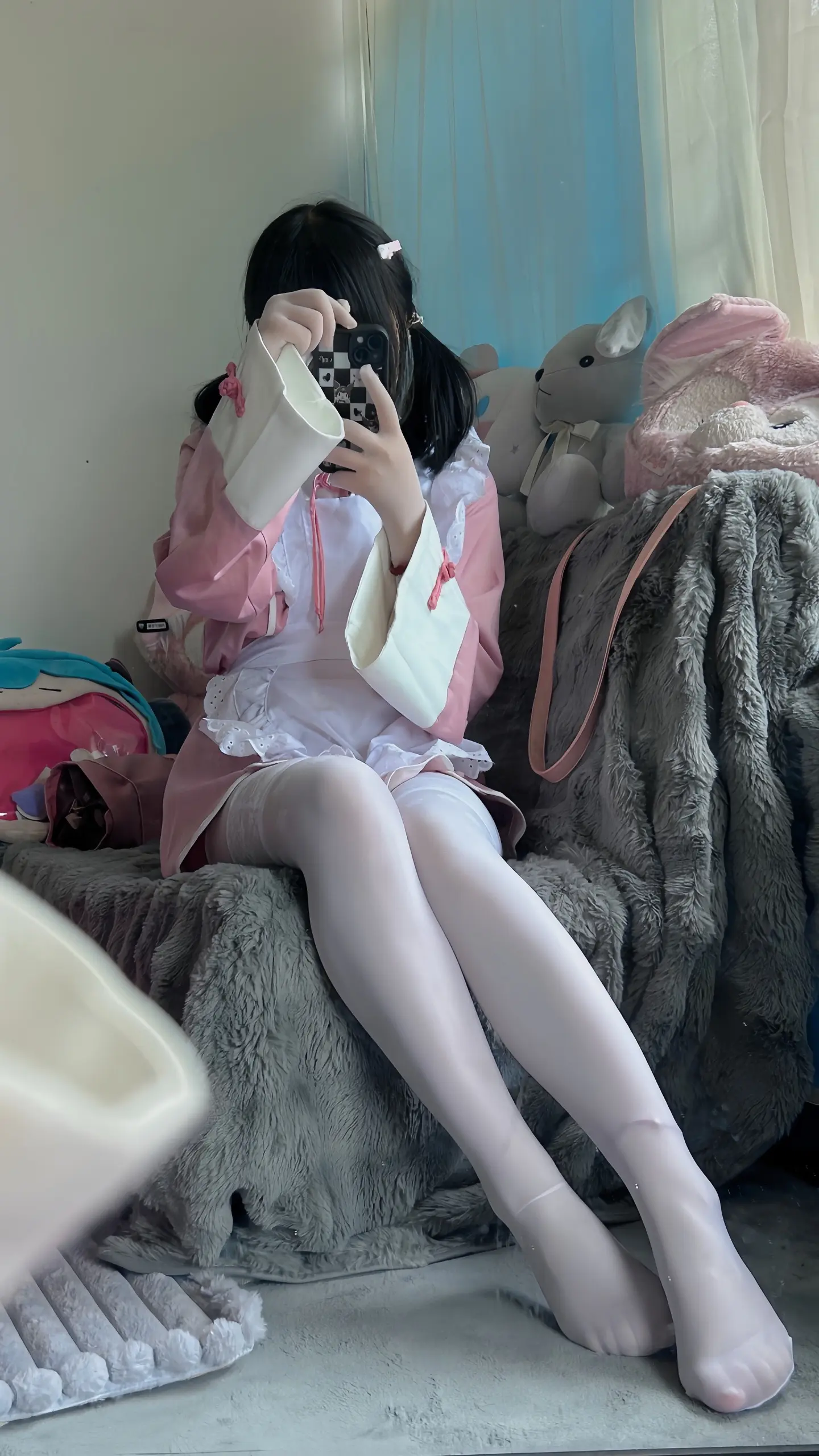 袜子穿搭 你要怎么抵抗我 乖巧