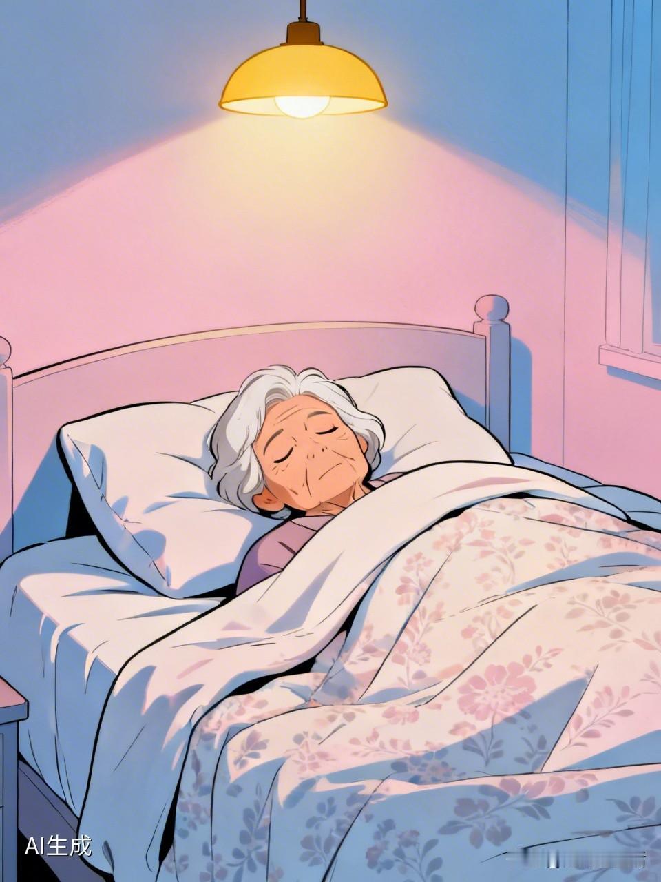 今天老公的独居舅妈去世了！毫无征兆，毫无痛苦地长睡不醒了。昨晚还好好的，今早上住