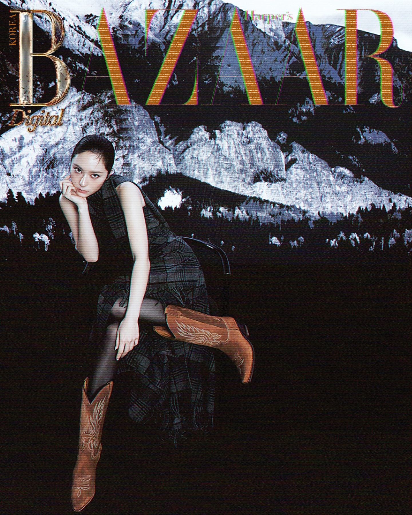 Harper‘s Bazaar Korea Digital Cover ：郑秀晶