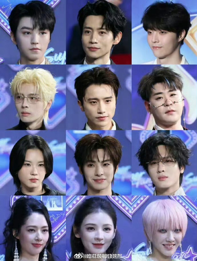 QQ音乐巅峰之夜明星怼脸生图，魏晨竟然是最帅的