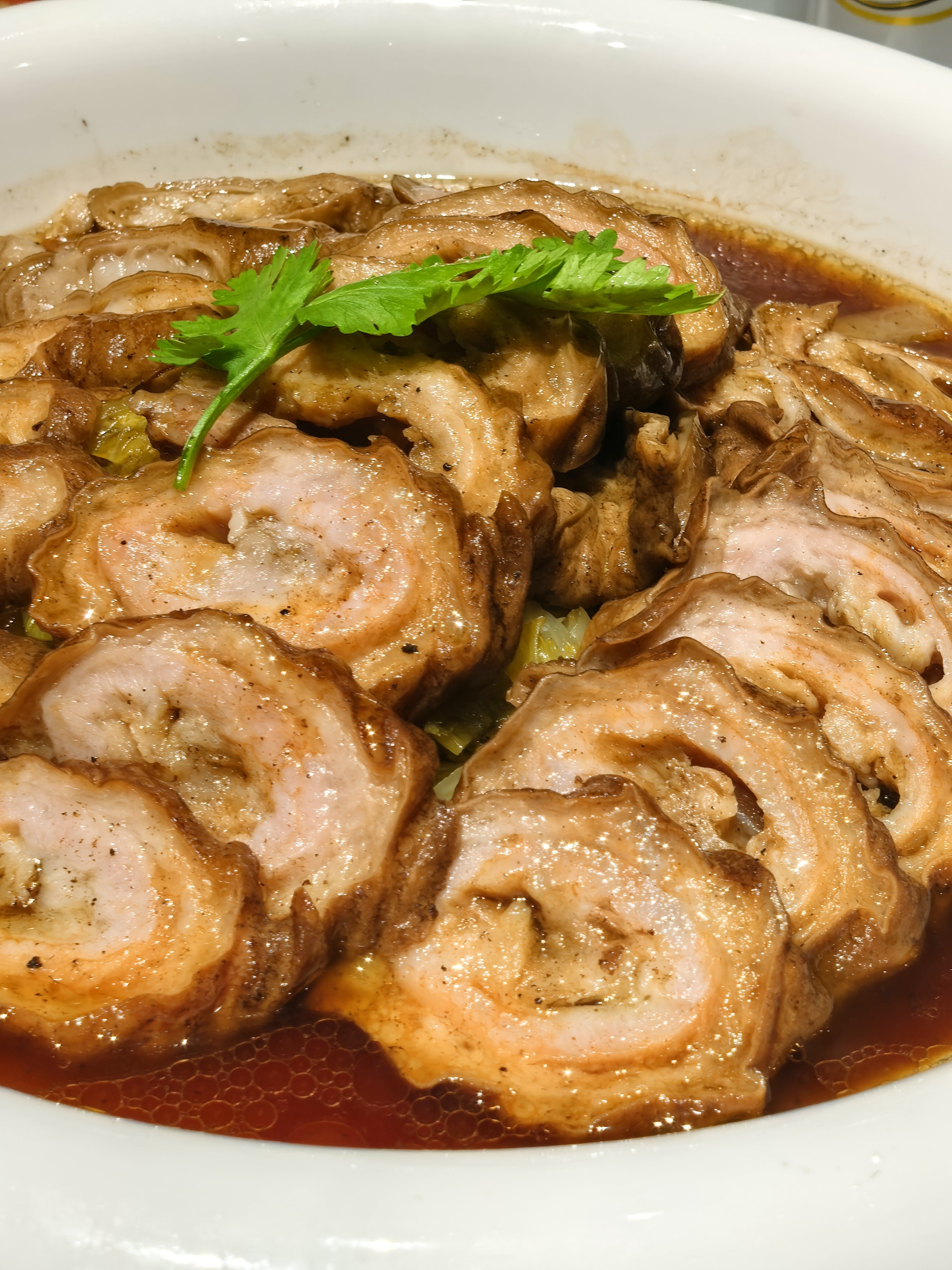 鲜松茸鸡汤打边炉 