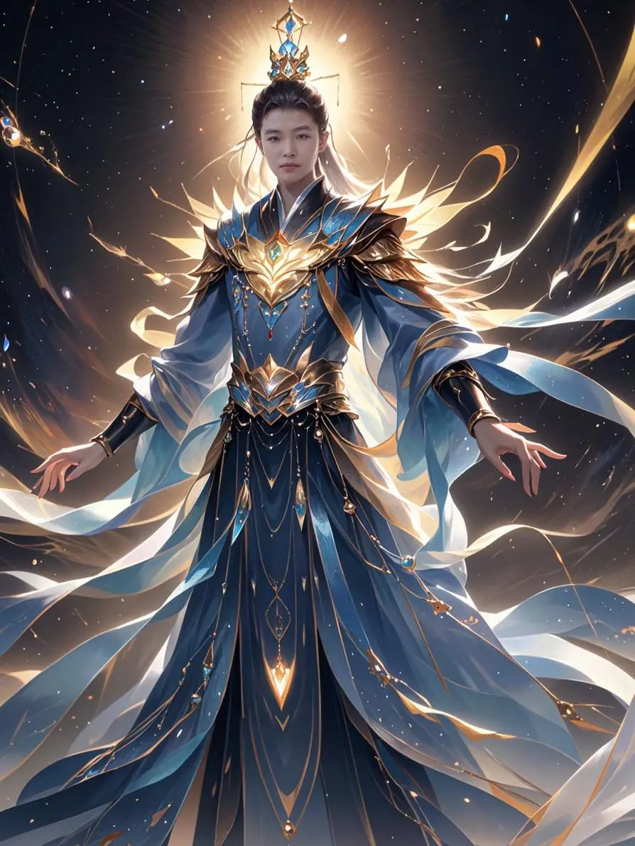 AI古风天帝大片 ai创作