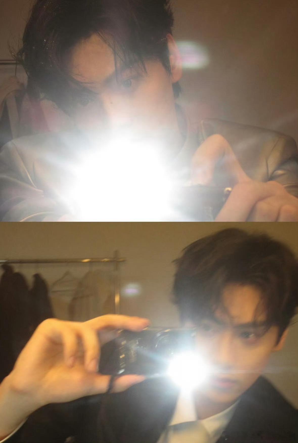 田栩宁晒收工照 大帅哥工作多多，每次收工都会给柠檬水发自拍，完全男友视角来的这次