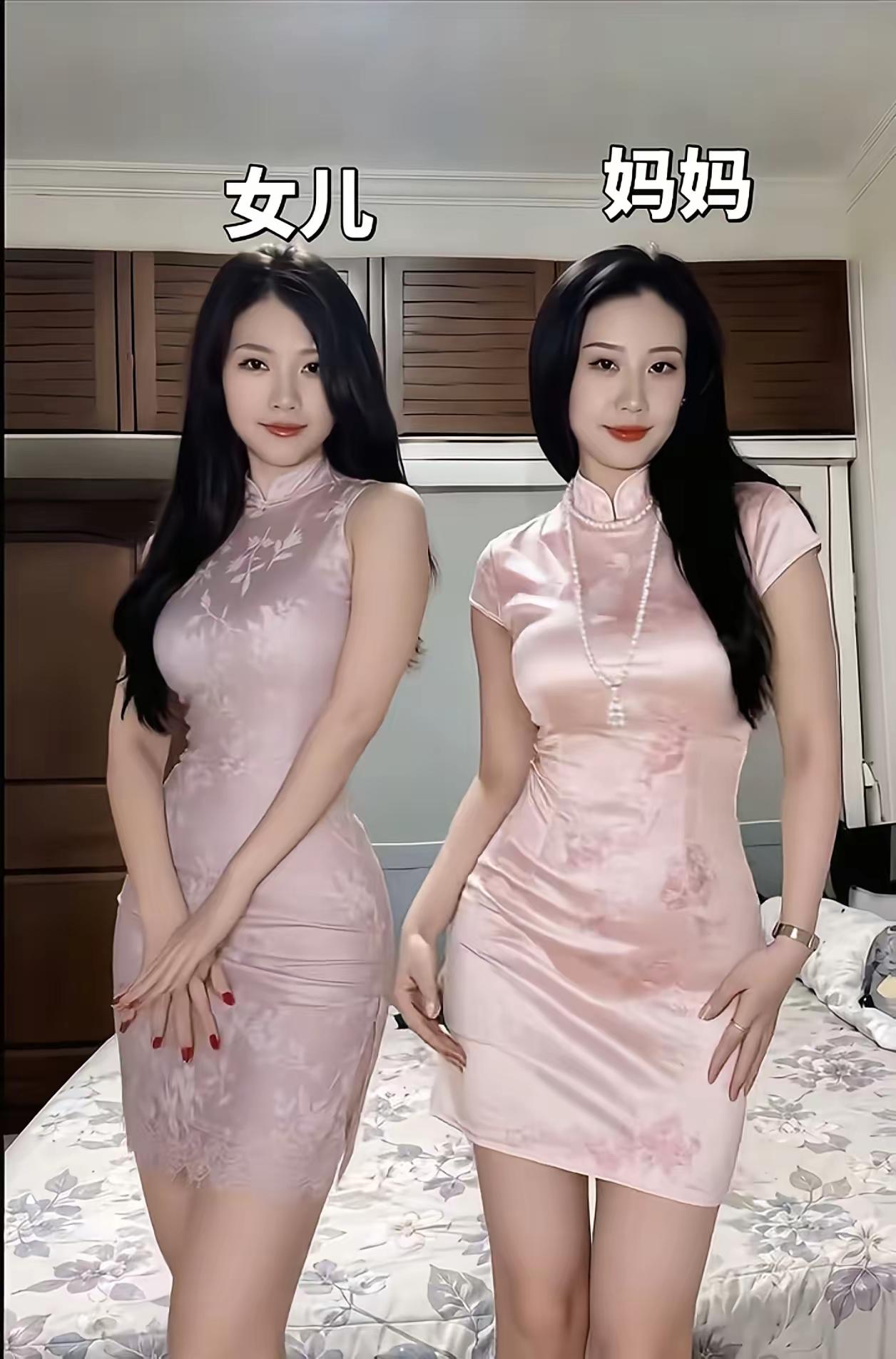 女儿今年22岁，你能看出来妈妈的年龄吗？