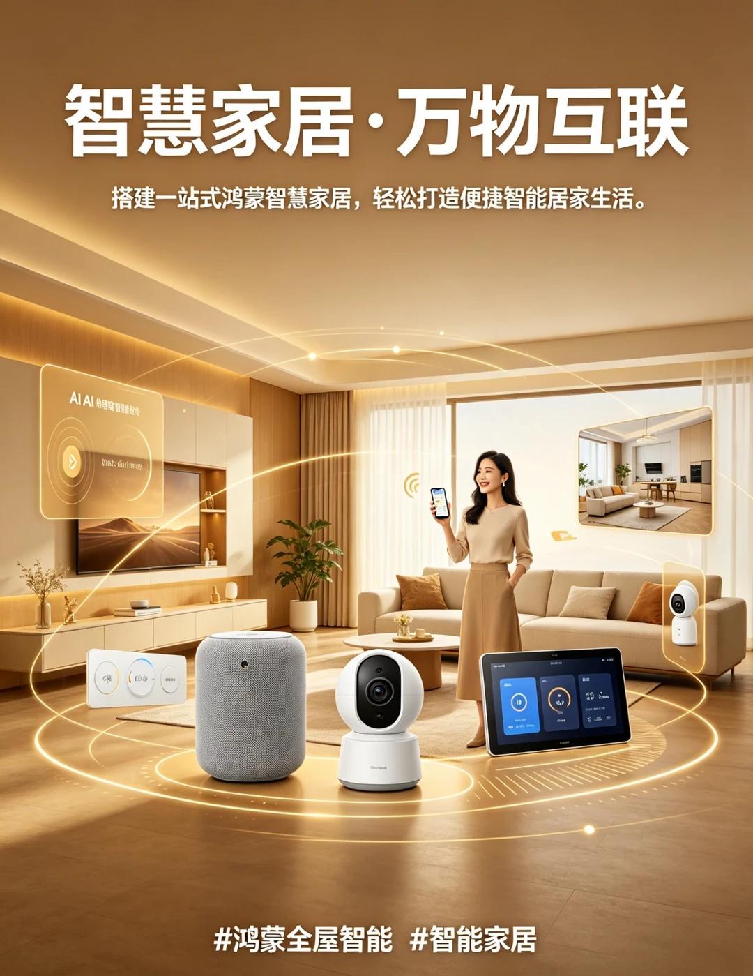 华为鸿蒙 AI 智能硬件合集盘点
华为鸿蒙 AI 智能硬件合集盘点
鸿蒙全屋智能