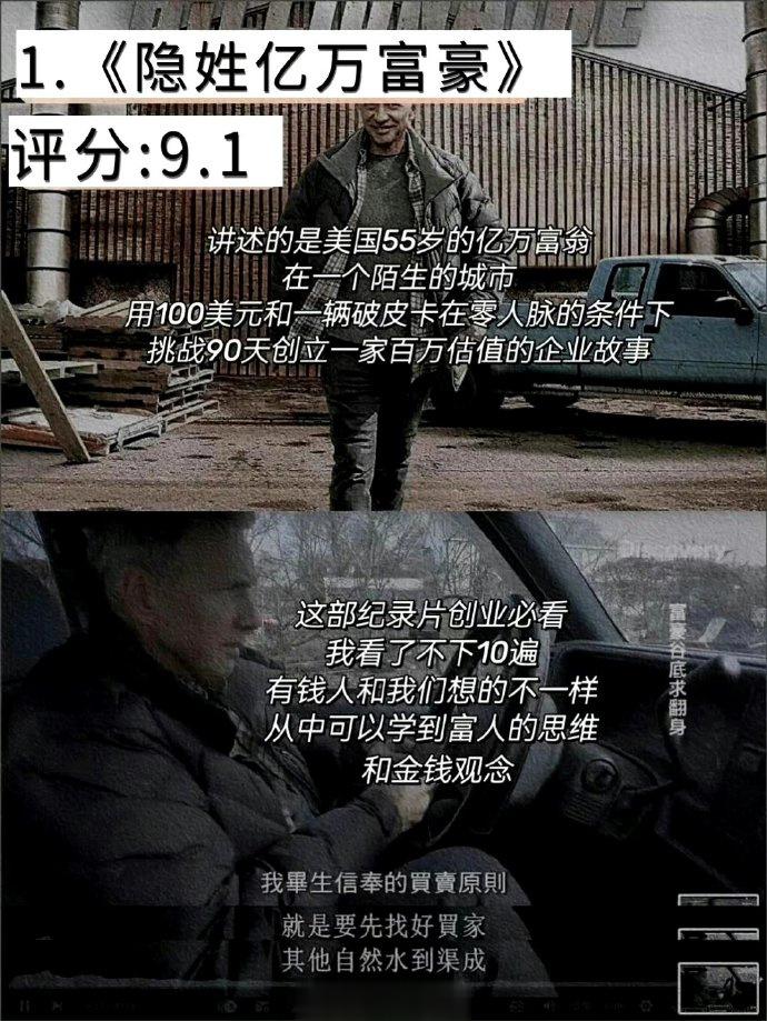 闷声搞钱必看的8部顶级纪录片 ​ ​​​