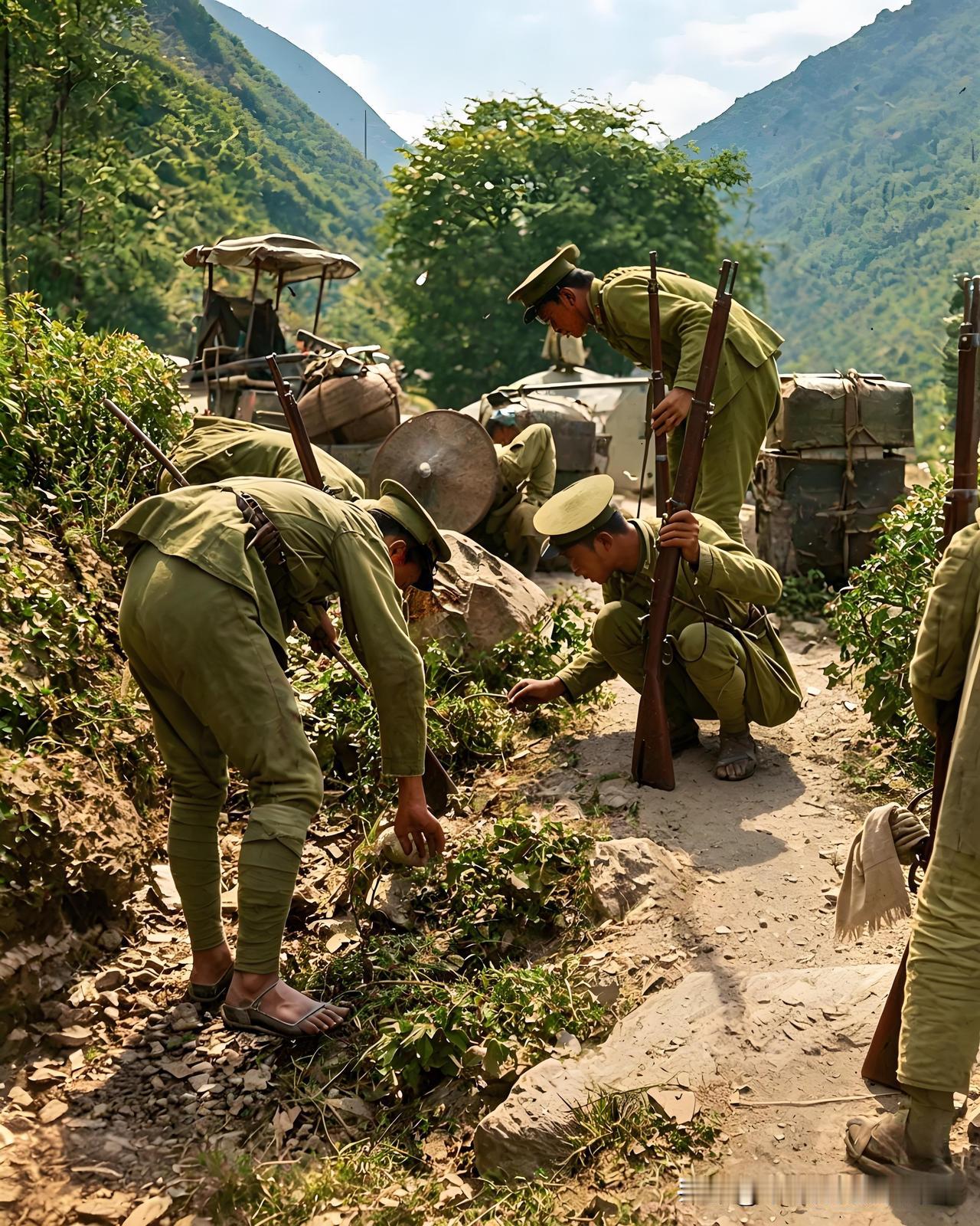 这些士兵在寻找什么？
1918年，当时的四川正处于军阀割据、混战不断的动荡时期，