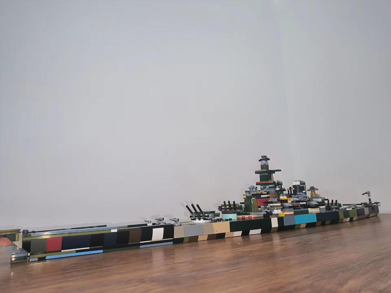 密苏里号的图片补充乐高moc 密苏里号战列舰 战列舰 积木