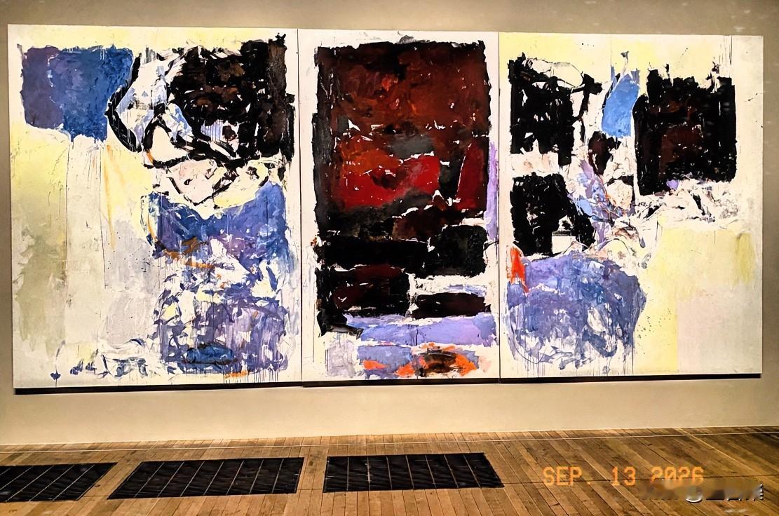 《LVA 》～狗名·泰特现代美术馆
画家：琼·米切尔
在这幅抽象画中，情感、自然