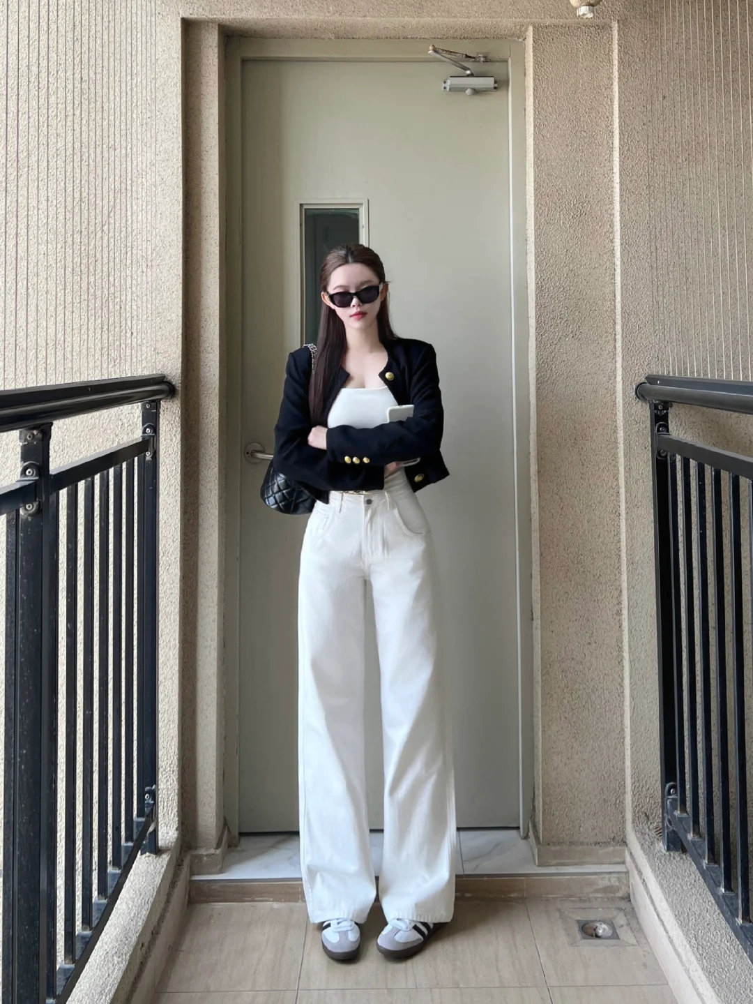 分享初秋短外套的通勤出门！