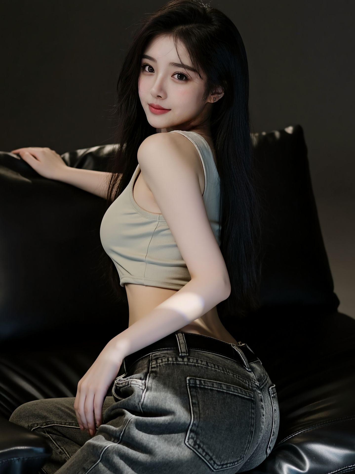 AI暗调性感写真