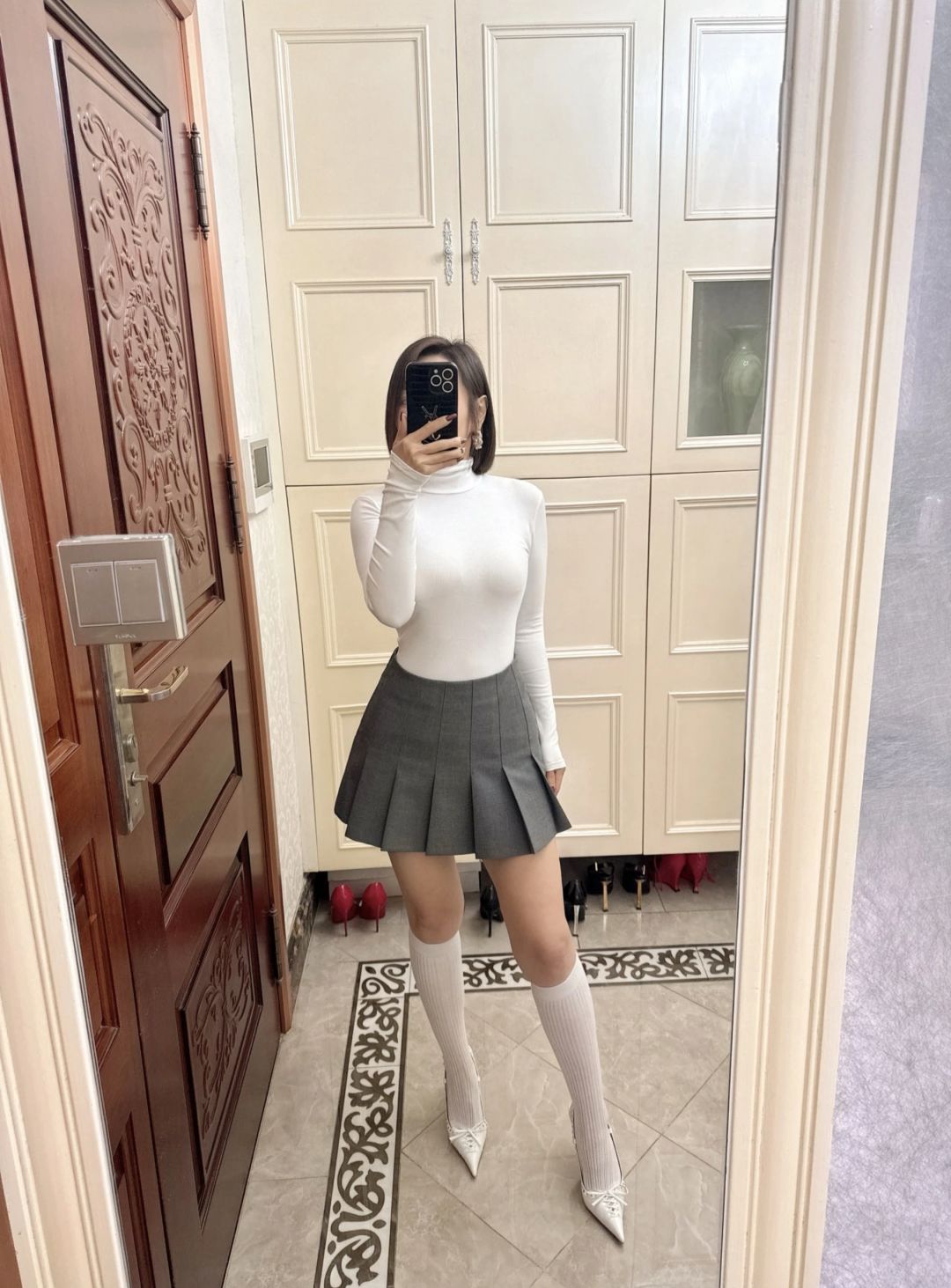穿搭分享！👩‍🦰💄👠