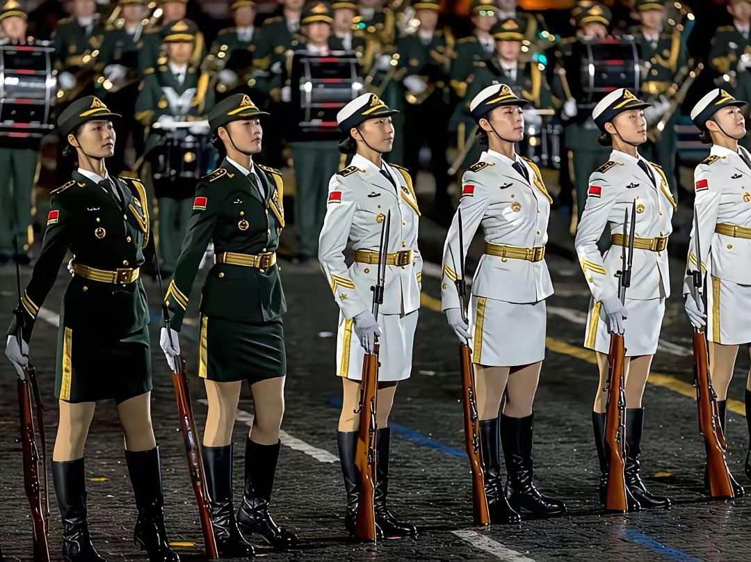 气质这一块，放眼整个世界，我国的女兵是处在“大气层”的，根本就就没有一个国家可以