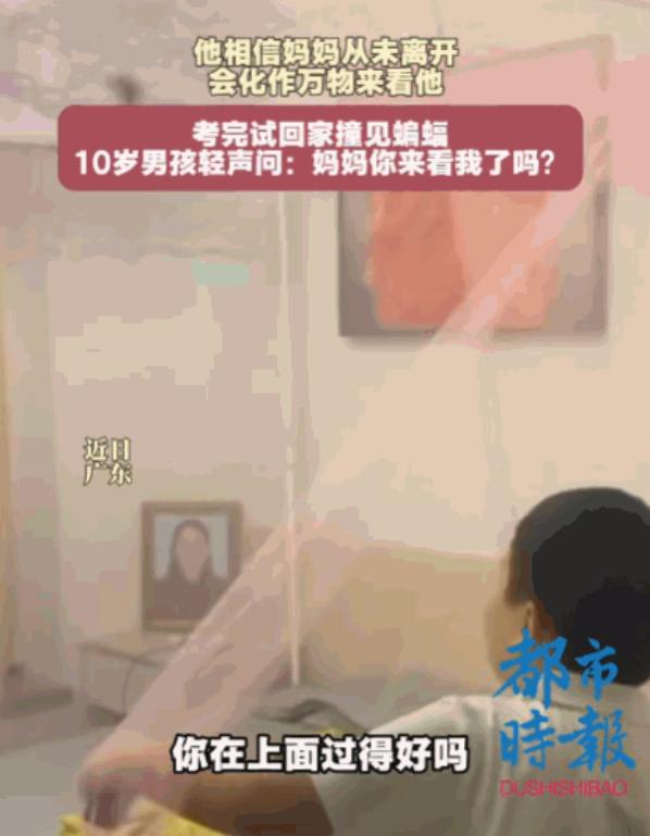 这一幕，连科学都解释不了！广东一男孩，母亲因病去世两年。考完试回家，他偶然发现蚊
