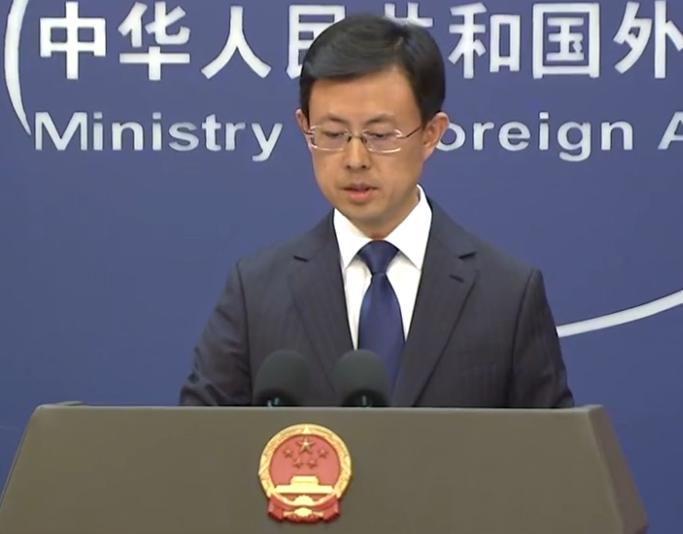 5月6日，记者问外交部，特朗普访华怎么说。
外交部的回答是："中美双方就此保持着