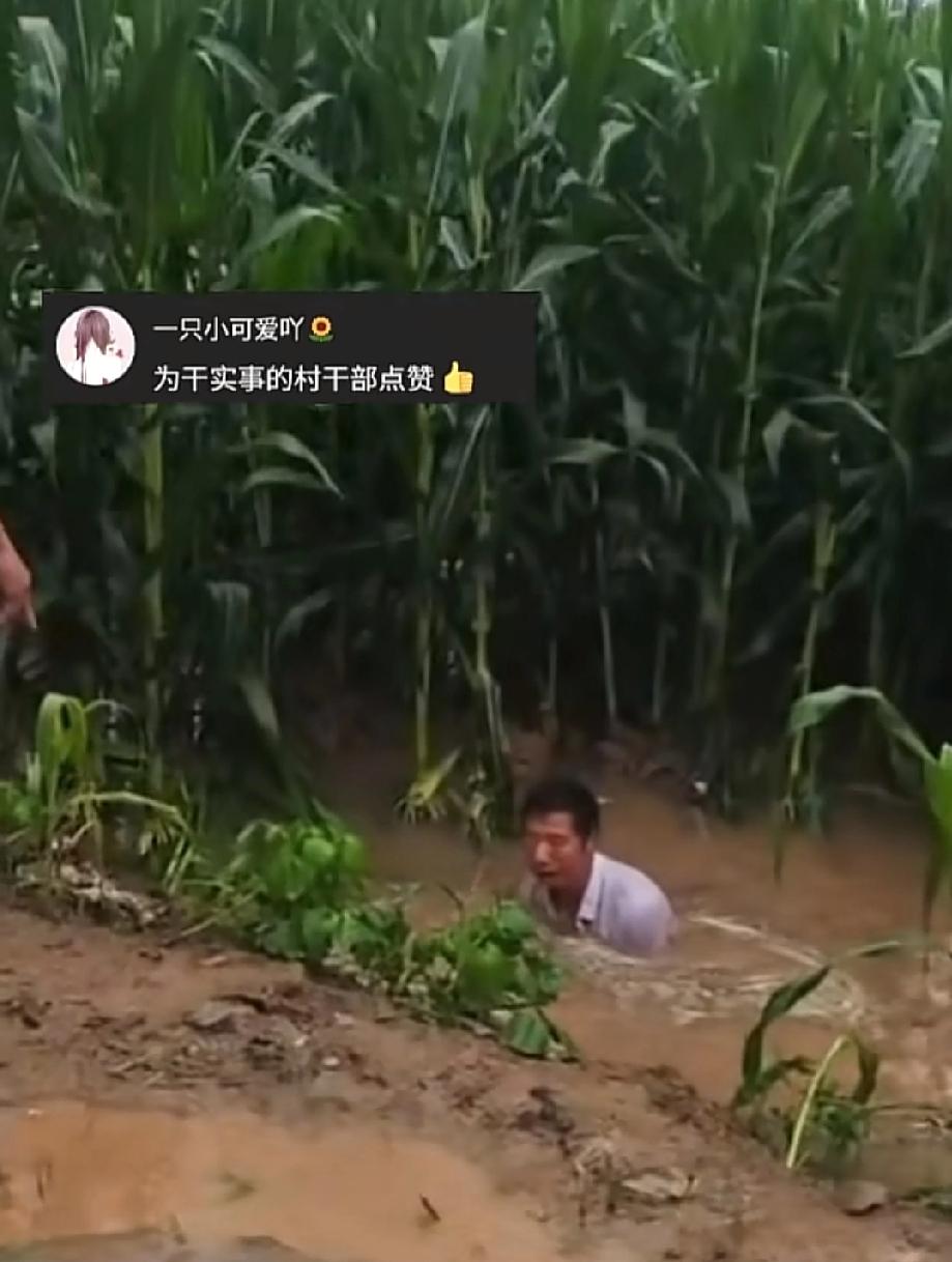 “这位村干部胆子太大了！”连续多天大雨，导致农田排水受阻，山东菏泽这位大队干部决