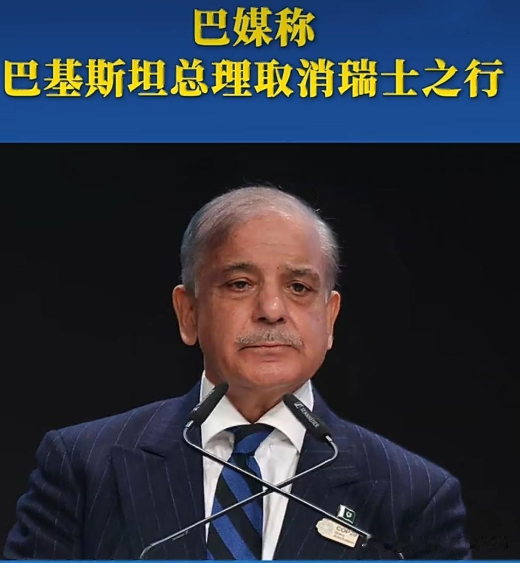 6月18日，巴基斯坦总理夏巴兹已经取消了原定的瑞士之行，原计划他要在6月19日去