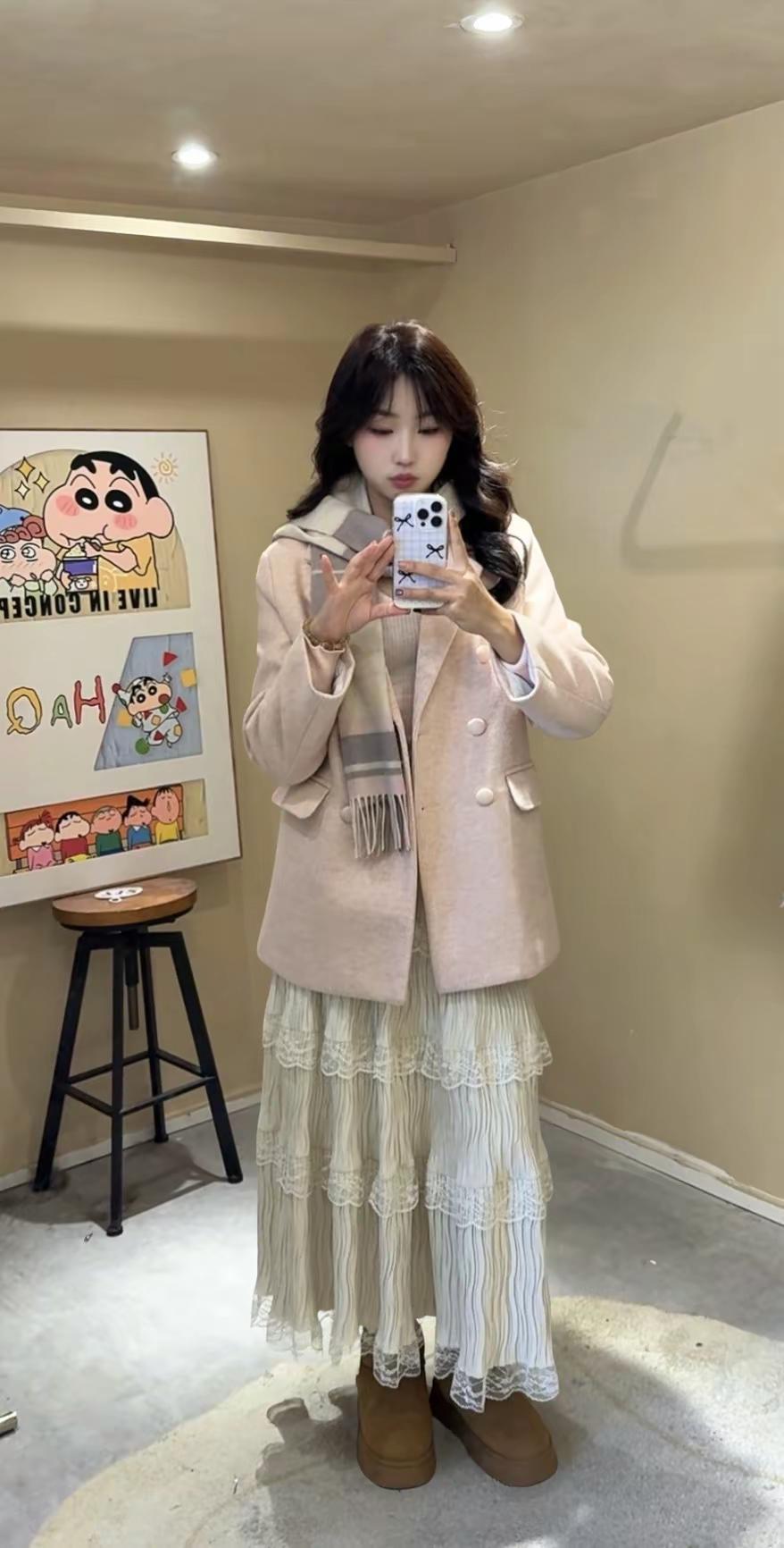 温柔风穿搭 穿搭ootd 甜美穿搭 约会穿搭 甜妹风