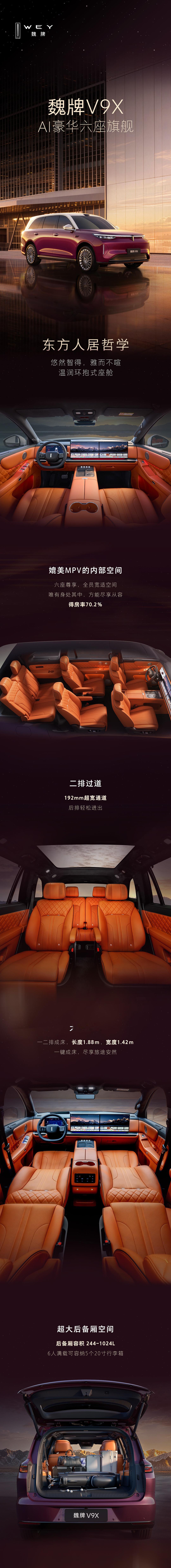 看六座车纠结到秃头的我，终于被魏牌V9X治愈了😭原来魏牌V9X竟有两个尺寸以前