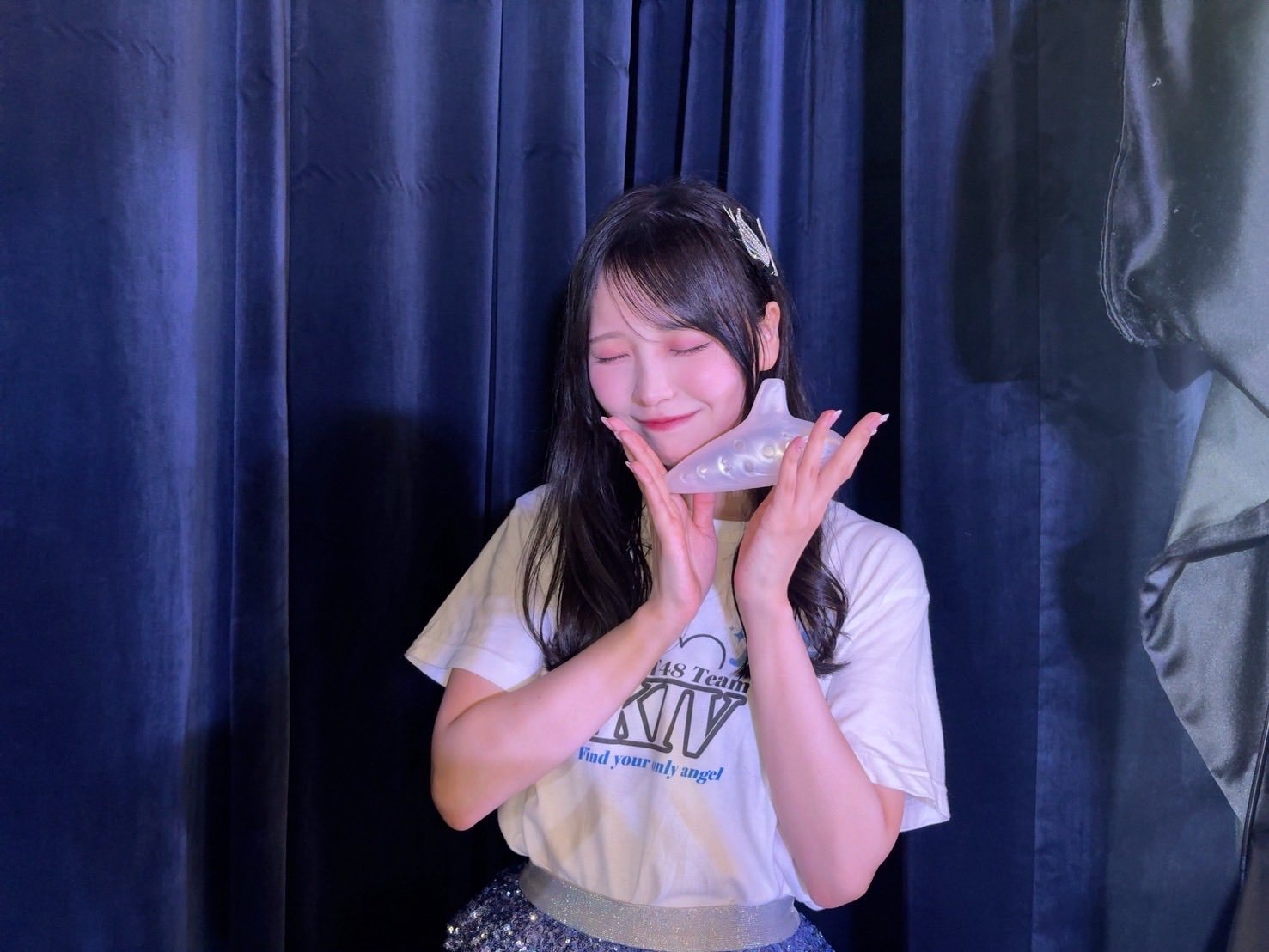 HKT48森﨑冴彩 X 26/07/09我开始学陶笛啦。🌱 