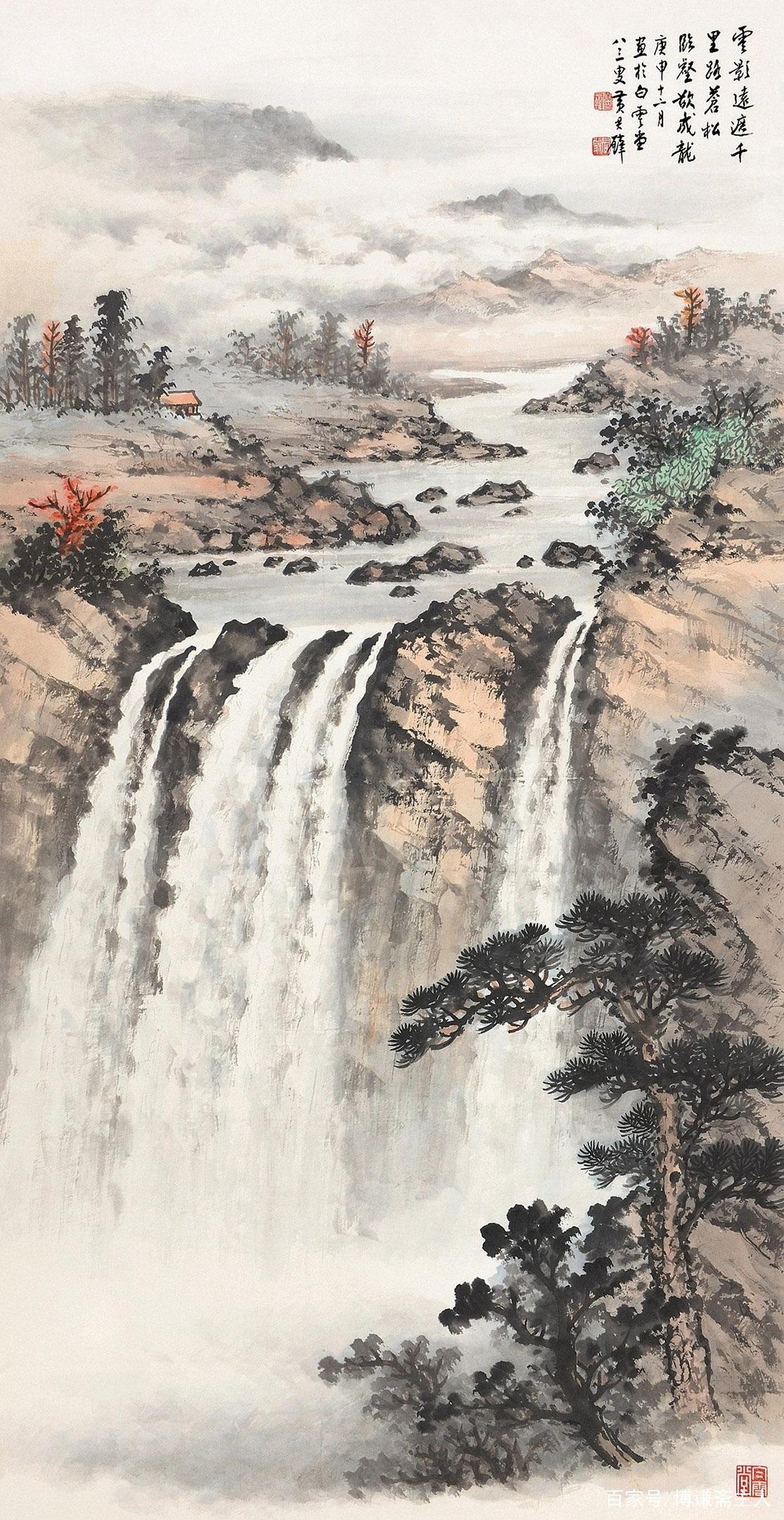 黄君璧，广州南海人，现代著名国画艺术家、教育家，擅长山水画、人物画和花鸟画，兼工