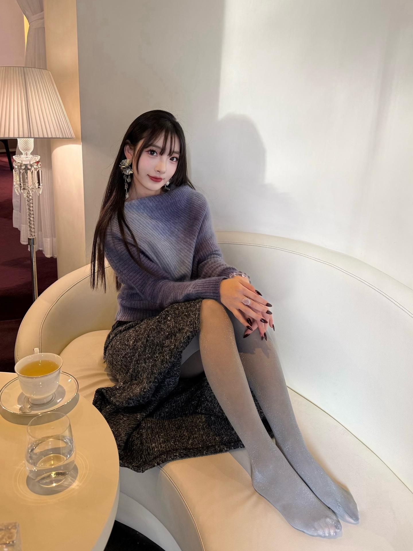 紫色很有韵味。