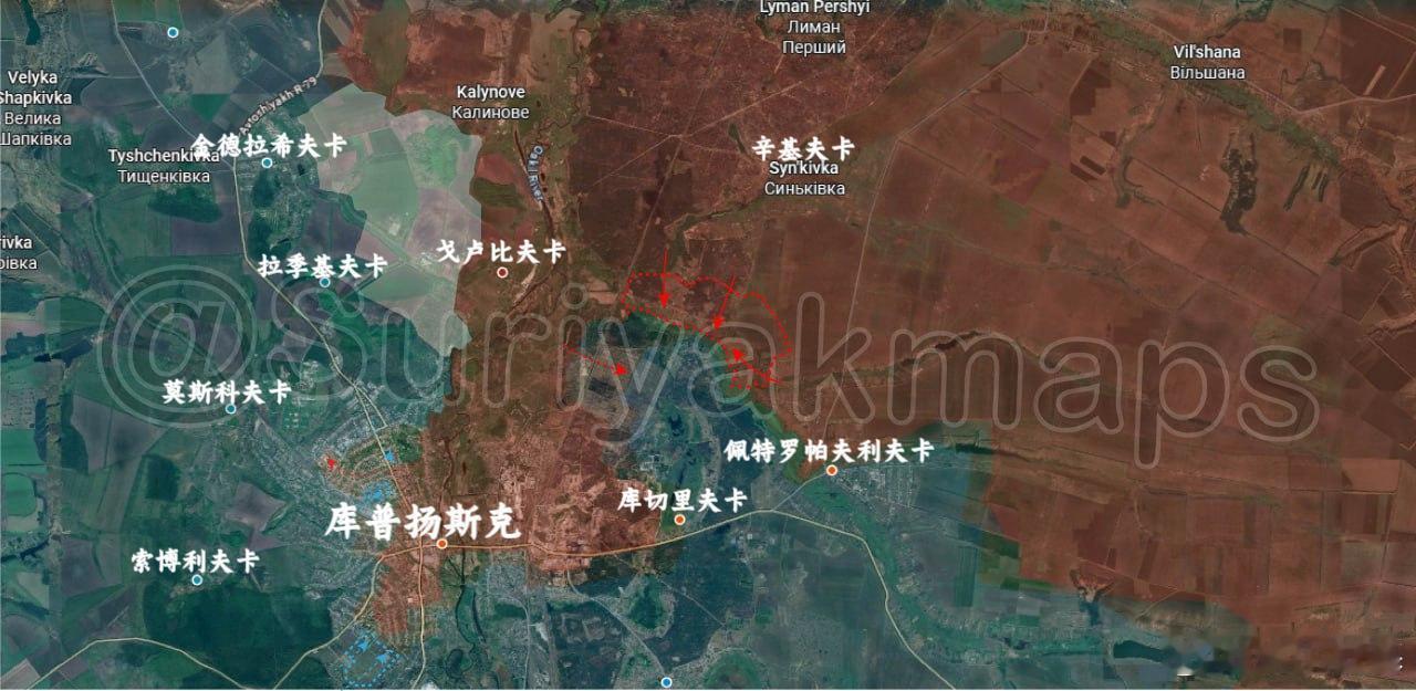 嘘嘘哥对12.13俄乌局势开嘘1、库普扬斯克：乌克兰军队继续推进。西北方向，乌克