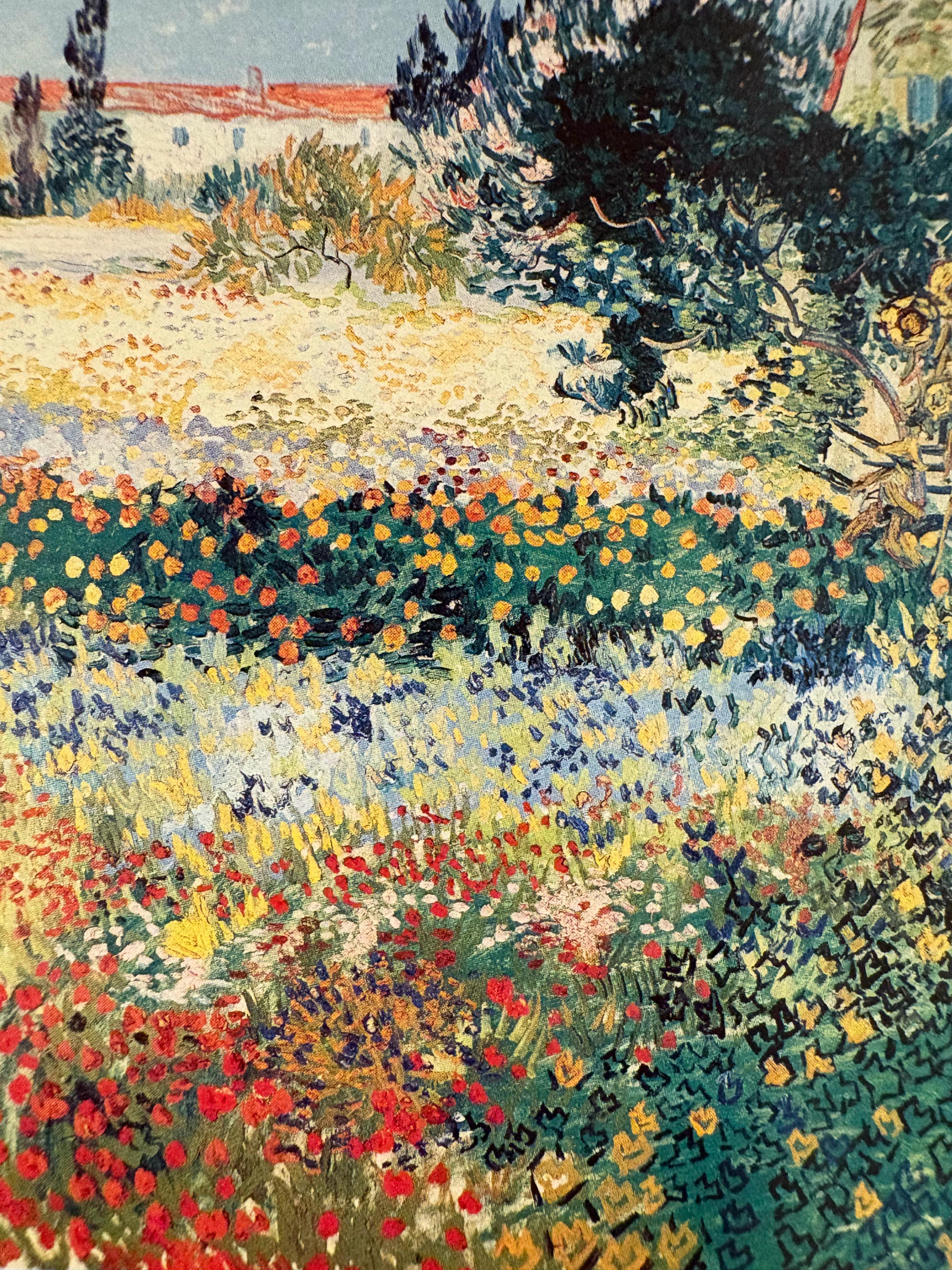 私人收藏的一幅梵高 1888年《花园》 