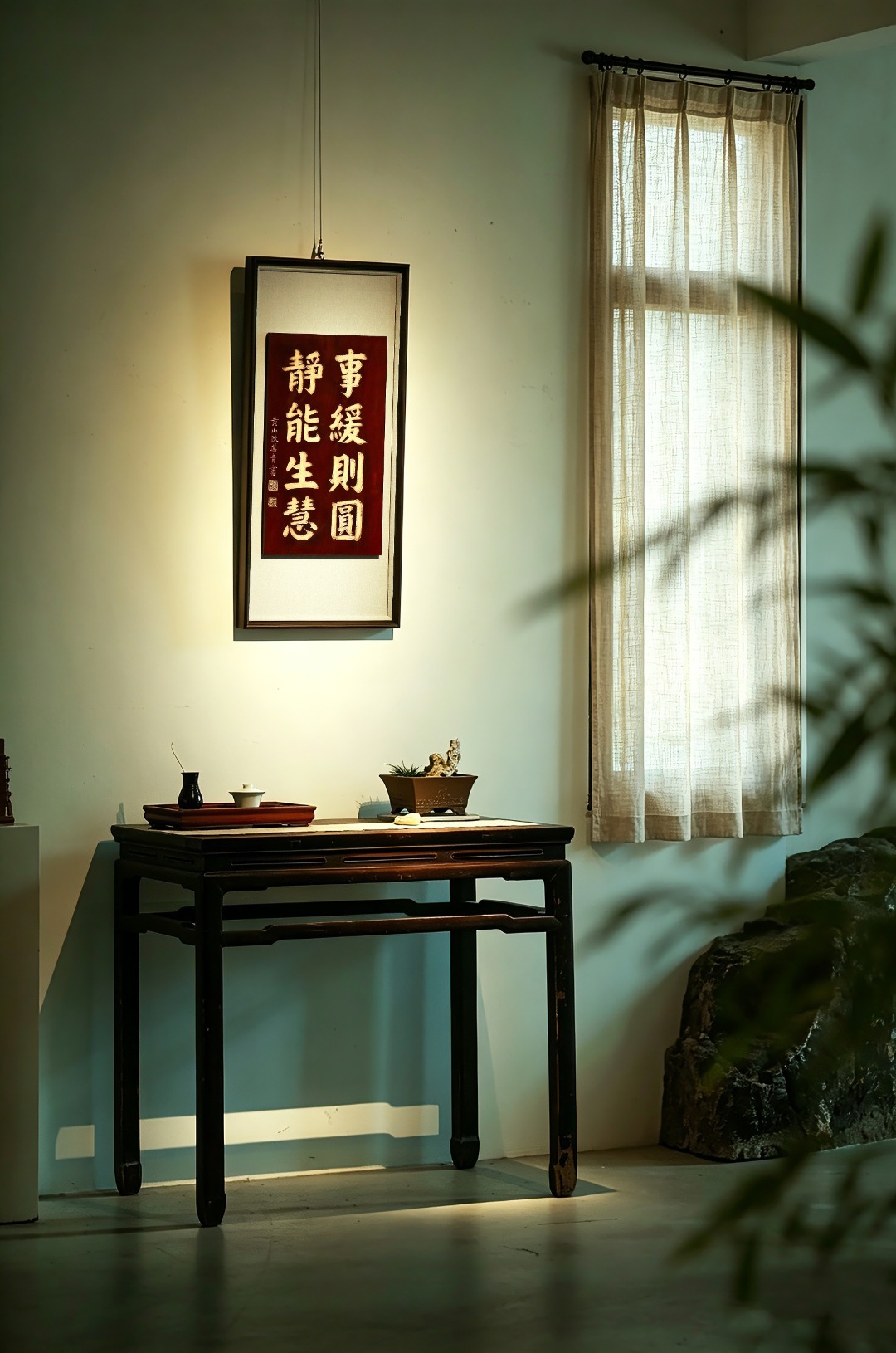 事缓则圆，静能生慧 