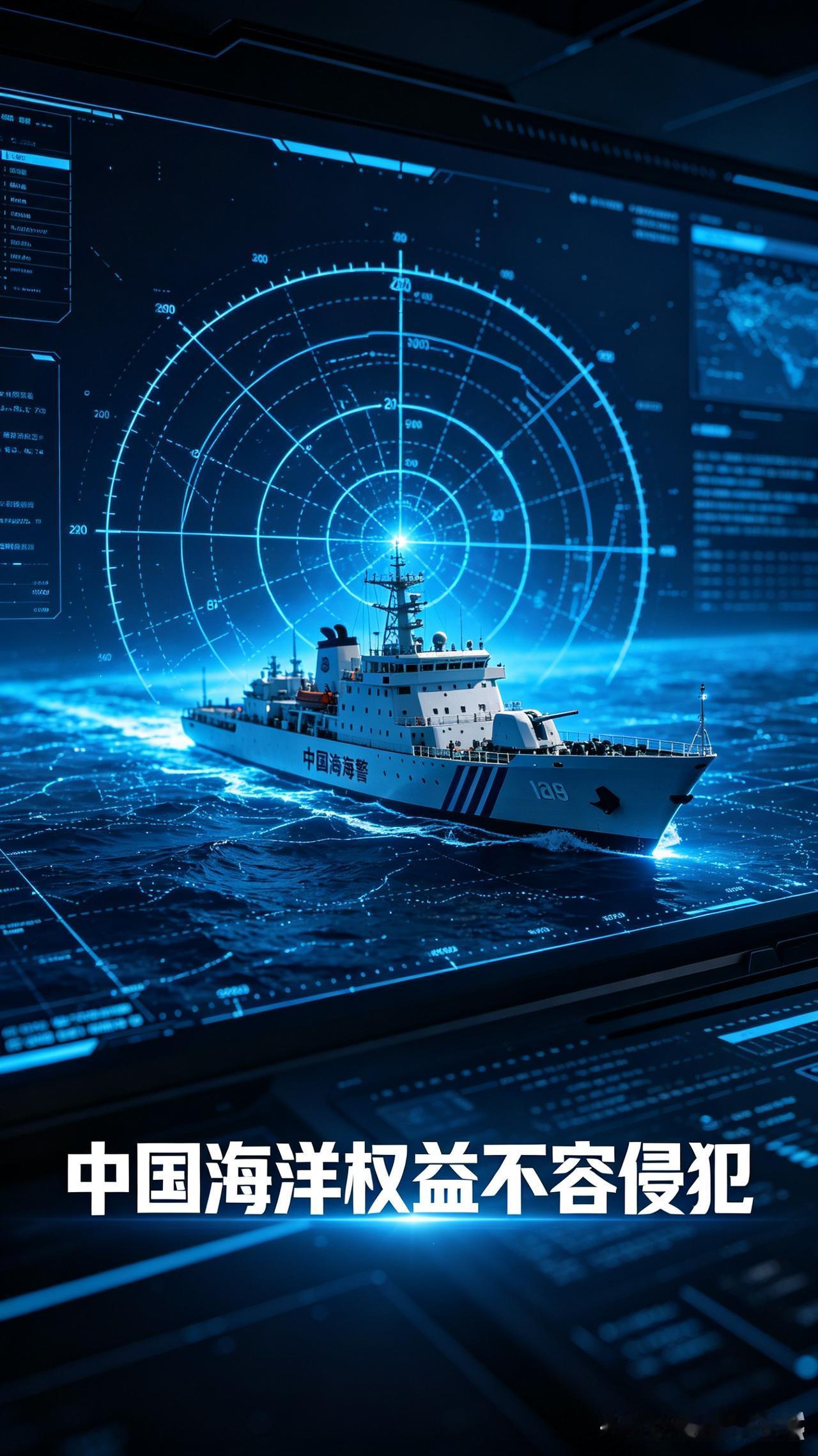 中国海洋权益不容侵犯！守护蓝色国土，守护海洋安全！🚢🌊