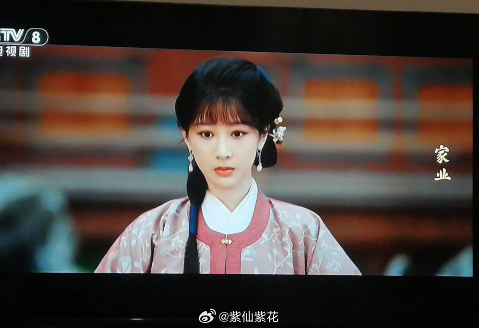 李祯装扮丫环造型又素又美我太喜欢了我来说一下当时我家那位看到李祯这套丫环造型都看