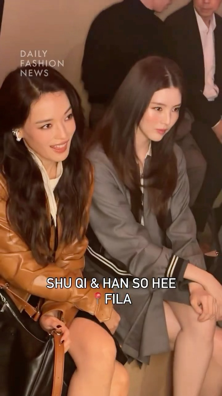 嗑颜bot 米兰时装周 舒淇 韩素希同框 