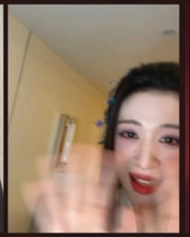 被卡成ppt也依旧貌美的船儿…os：👋👋谁来救救楚然的网！王楚然直播卡成pp