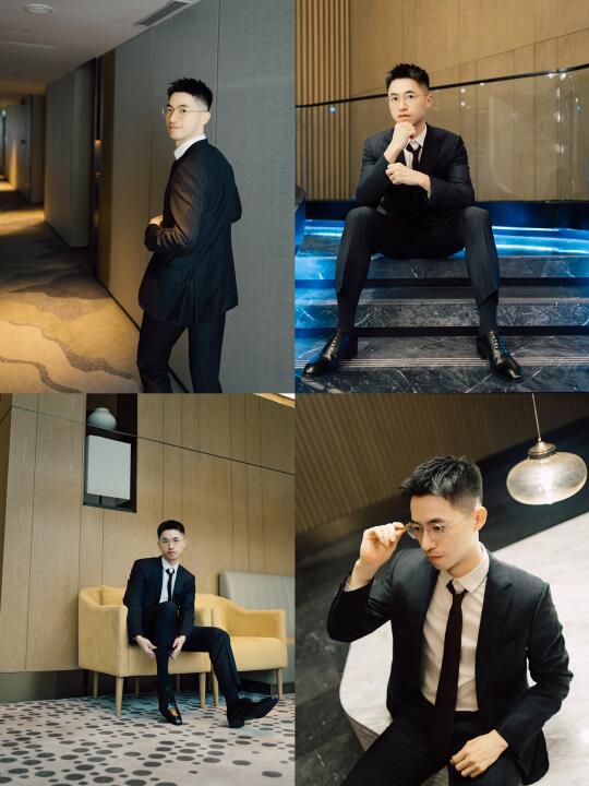 在酒店🤵🏻给帅哥拍一组正装禁欲系男生写真