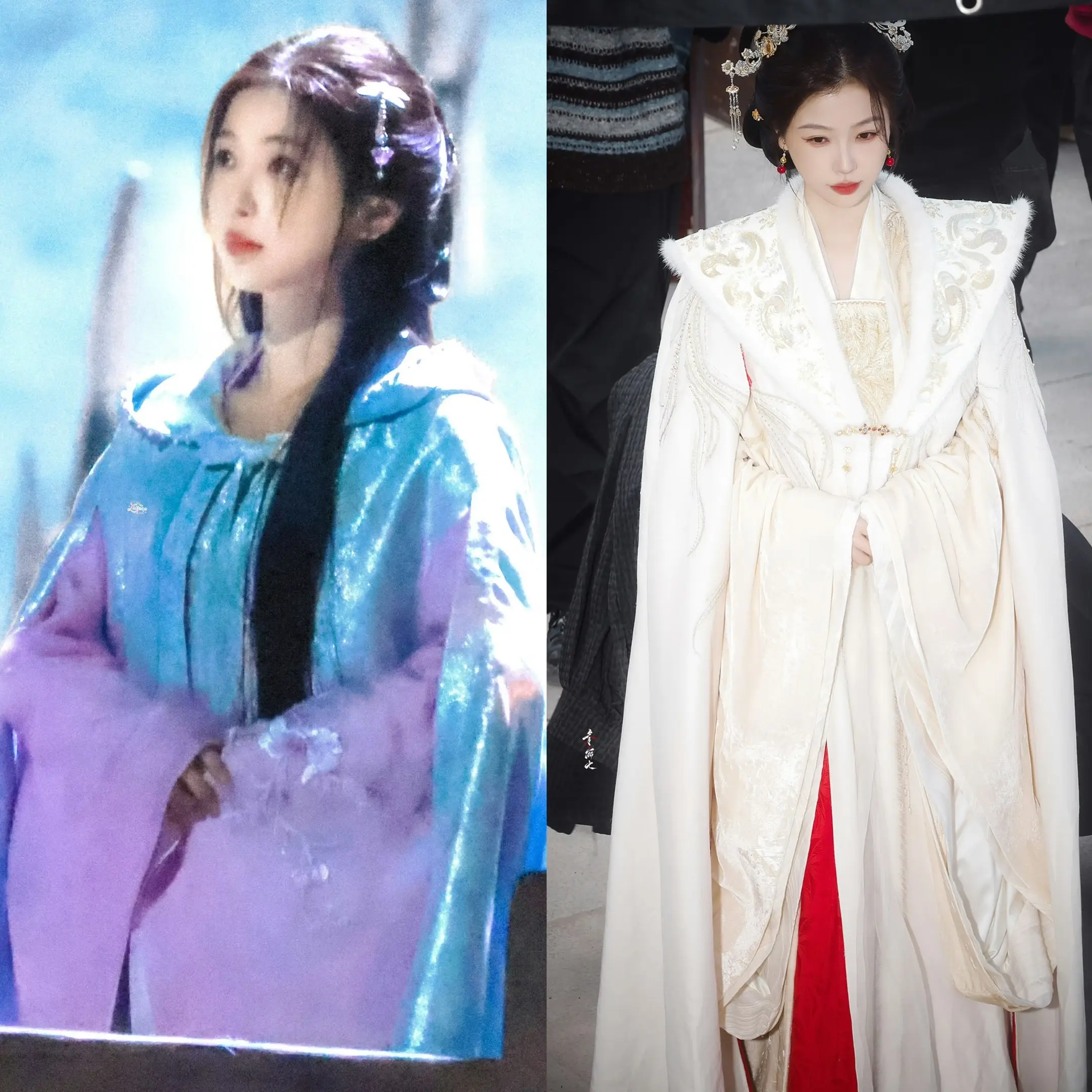 两张图两神态！这个虞书欣可塑性怎么这么强。