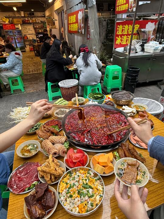 在观音桥，一定要吃！！便宜又好吃！！！
