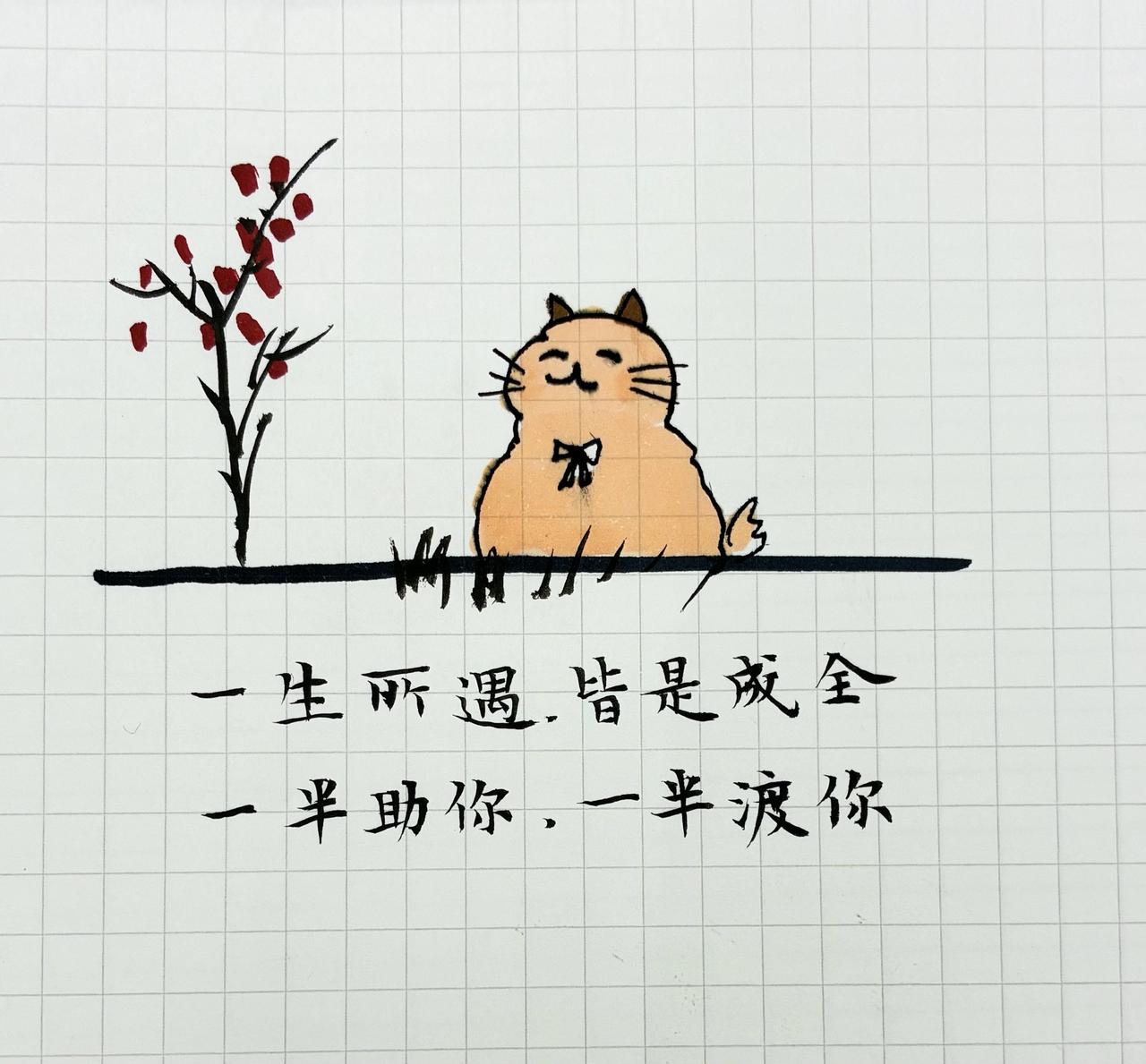 一生所遇，皆是成全在文字里与你相遇 手写情感文字