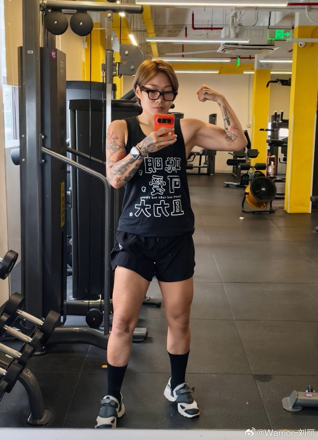 😆多吃一点好吃的，然后练练练，再💪点格斗泰拳健身刘丽格斗运动员日常分享