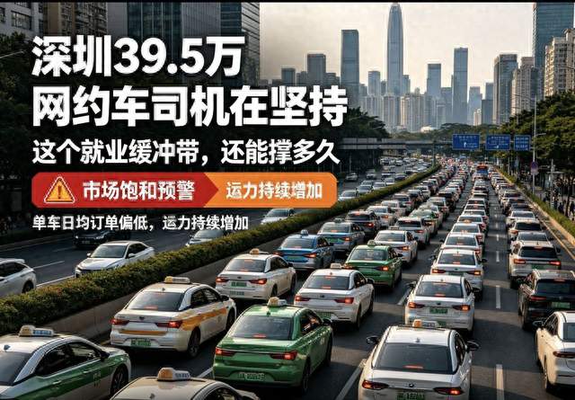 持续预警28个月！深圳网约车，中年就业缓冲带的真实困境