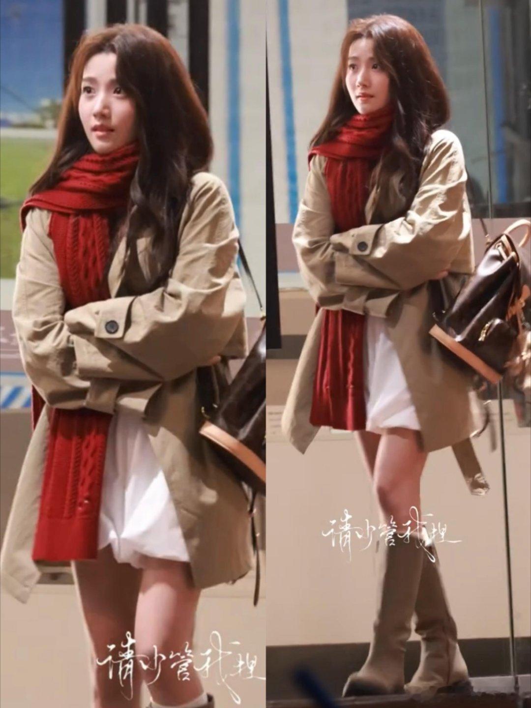 卢昱晓折月亮7套穿搭，每套都好韩系女主啊！！cr：见水印｜卢昱晓｜折月亮｜ ​​