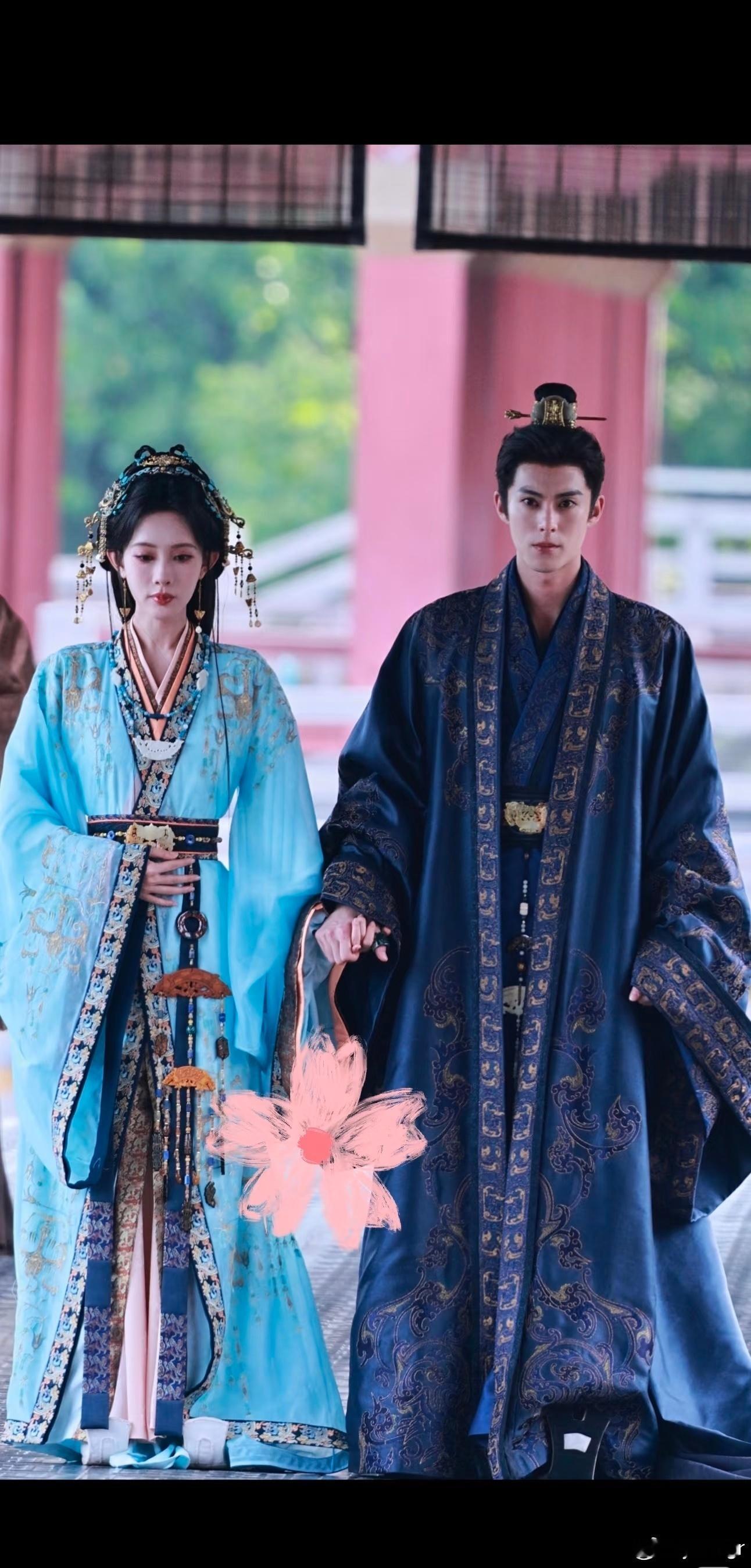 盘点🌸🥜双人在拍剧路透1.虞书欣 侯明昊《念相思》2.曾舜晞 鹤男《攻玉》3