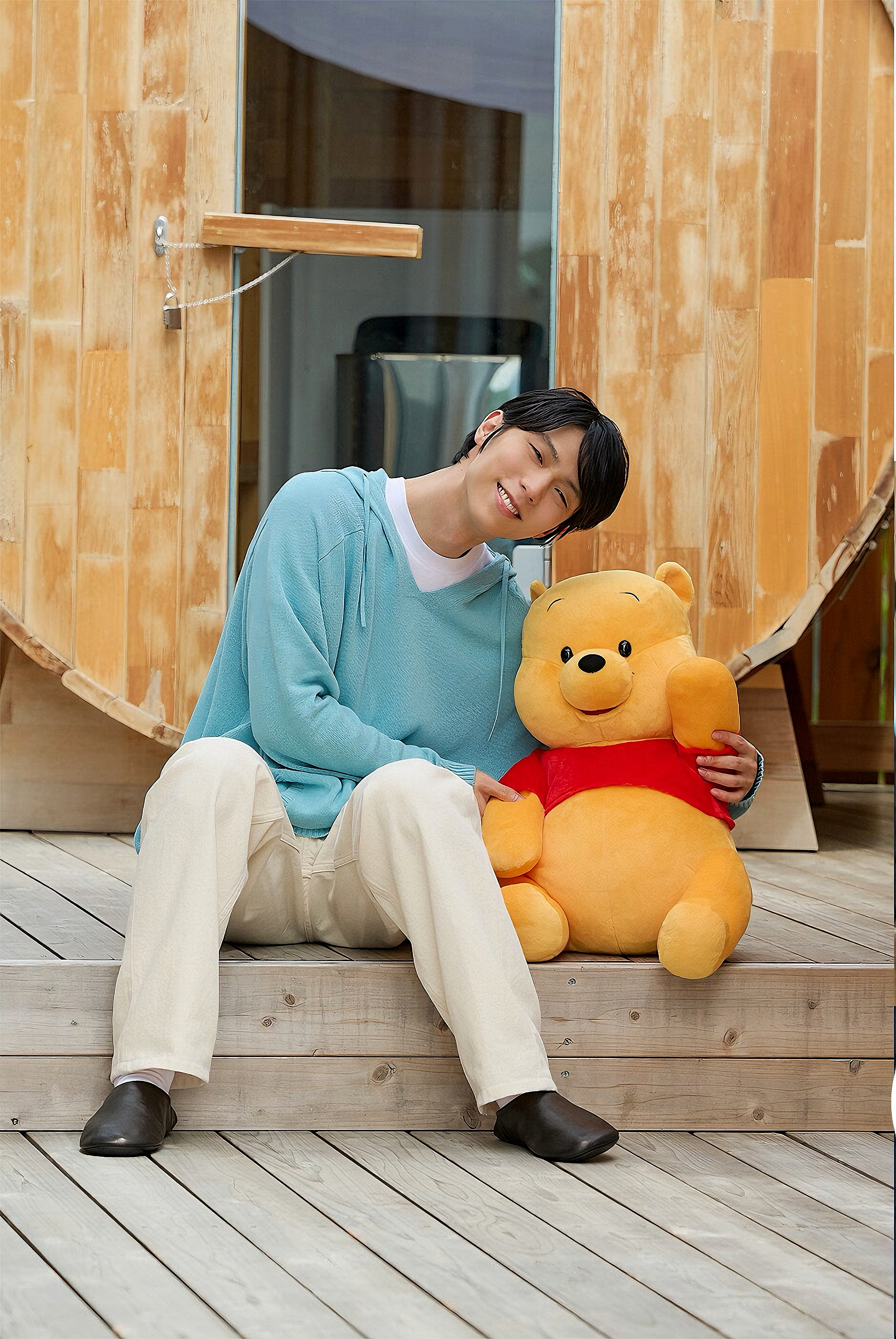 羽生结弦[超话]羽生结弦 [奶牛猫]⛸️🧸一组可爱的Yuzu的图🌈 💐🏹