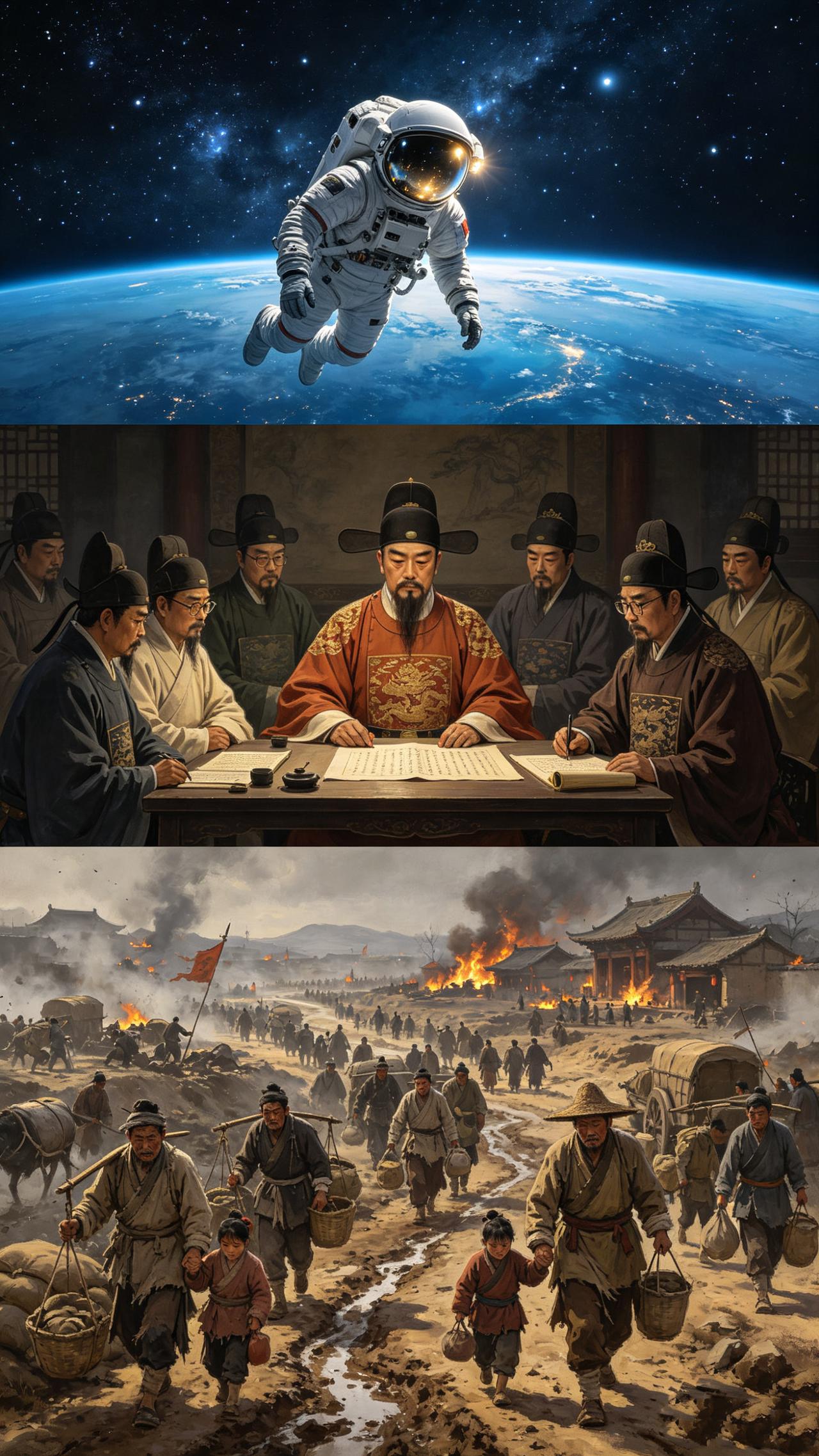 中原战乱藏沧桑，方寸星球见人性

    翻开浩如烟海的华夏史册，总有一个词格外